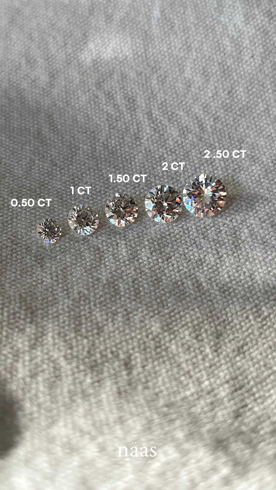 Ethereal 1ct Round Stud