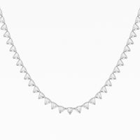 Empowering 6.8ct Trillion Necklace