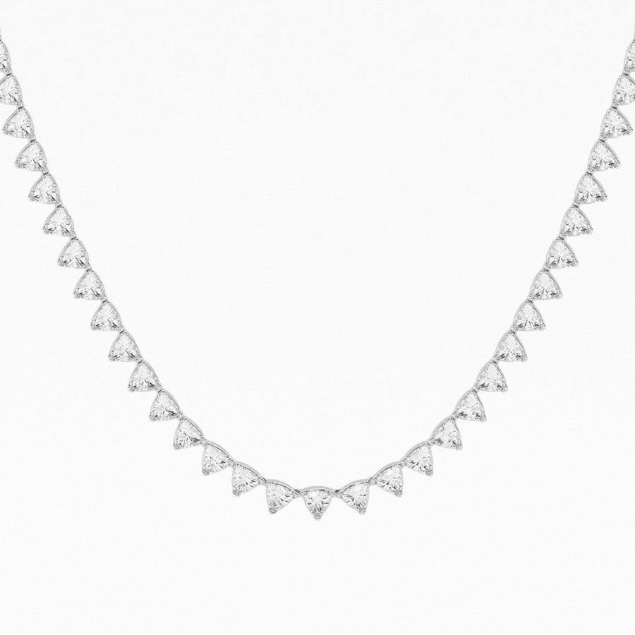 Empowering 6.8ct Trillion Necklace