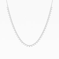 Empowering 6.8ct Trillion Necklace